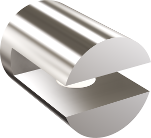 ANDEX Uchwyt do półki 6 mm połysk